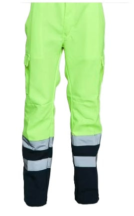 Pantalón Cargo Alta Visibilidad Amarillo